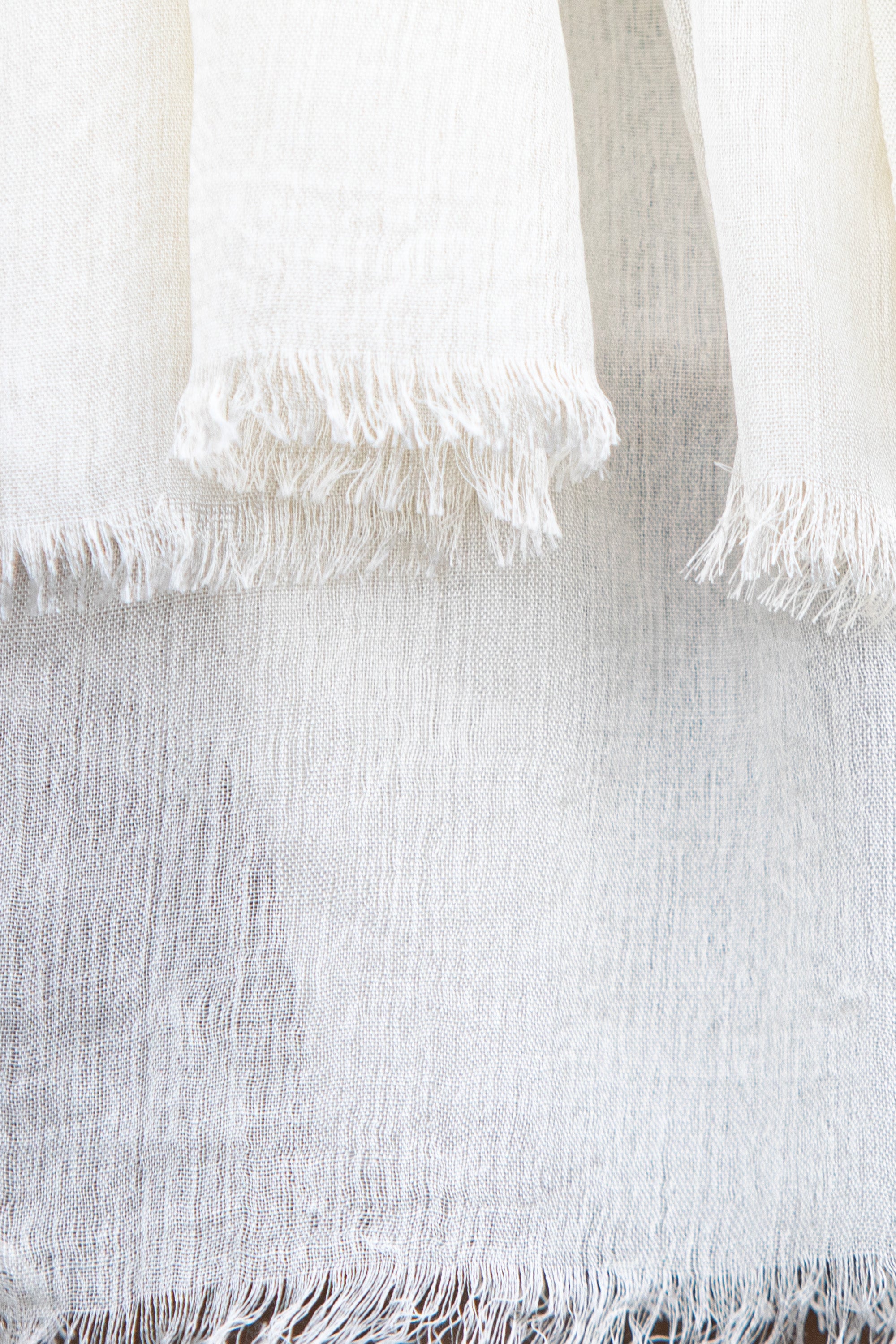 50% Wool 50% Silk with eyelash fringe