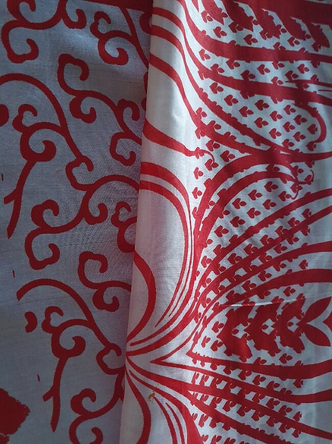 VINTAGE UPCYCLED SAREE PURE  SILK
